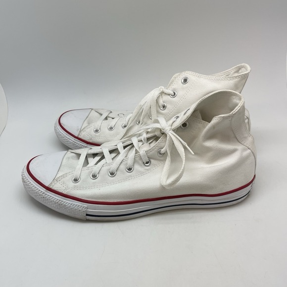 Converse All Star Sneakers Mens 13 Hi Top White Lace Up Casual Shoes M7650 - Picture 3 of 10